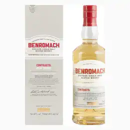 Benromach 2012 Contrasts Peat Smoke Bourbon Cask Whisky 46%