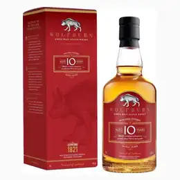 WOLFBURN 10 Year Old Highland Single Malt Scotch Whisky 70cl 46%