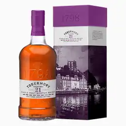 Tobermory 21 Year Old Oloroso Sherry Finish Island Single Malt Scotch Whisky 70cl