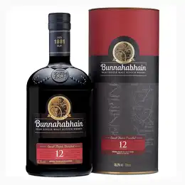 Bottle Of Bunnahabhain 12 Year Old Scotch Whisky With Gift Box