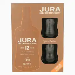 Isle Of Jura 12 Years 2 glasses 0.7L 