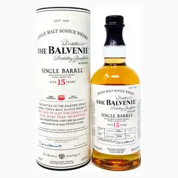 Balvenie 1995 15 Year Old Single Barrel #2791 Single Malt Scotch Whisky, 70cl, 47.8% ABV