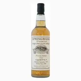 Springbank 15 Year Old Private Bottling