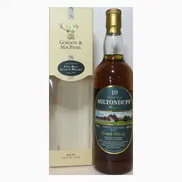 Miltonduff 10 Year Old - Distillery Labels by Gordon and MacPhail 