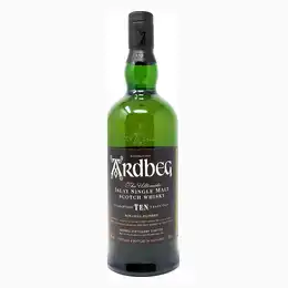 Ardbeg 10 Year Old Single Malt Scotch Whisky, 70cl, 46% ABV