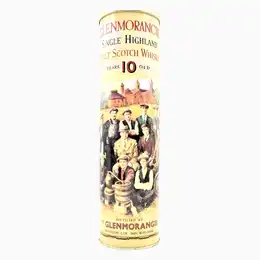 Glenmorangie 10 Year Old Men Of Tain Single Malt Scotch Whisky 1990s Gift Tin 70cl
