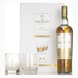 The Macallan Gold - 1824 Series Gift Pack with 2x Glasses Whisky 70cl