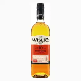 JP Wisers 10 Year Old Canadian Whisky 70cl