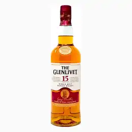 Glenlivet 15 Year Old French Oak Single Malt Scotch Whisky, 70cl, 40% ABV
