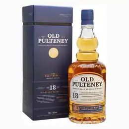 OLD PULTENEY 18 Year Old Highland Single Malt Scotch Whisky 70cl 46%