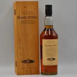 Blair Athol 12 Year Old Flora & Fauna Whisky Wooden Box
