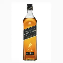 Johnnie Walker Black Label 12 year Old Blended Scotch Whisky.