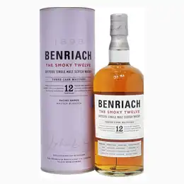 BENRIACH The Smoky Twelve 12 Year Old Speyside Single Malt Whisky 70cl 46%
