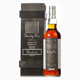Glenlivet 1975 36 Year Old Wilson & Morgan Barrel Selection Bottled 2012 With Original Wood Box