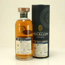 Blair Athol Distillery 11 year old Highland Single Malt Scotch Whisky with a Bourbon Finish from House of Mc Callum 