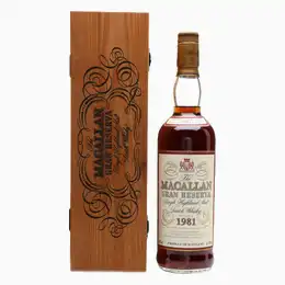Macallan Gran Reserva Scotch 1981 Highland Single Malt Whisky