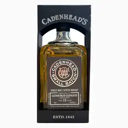 GLENBURGIE - GLENLIVET DISTILLERY 15 yo Cadenheads Small Batch 54% abv 70cl