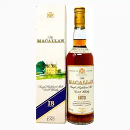 Macallan 1973 18 Year Old Single Malt Scotch Whisky, 70cl, 43% ABV
