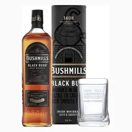 Bushmills Black Bush Irish Whiskey Gift Box & Glass 70cl