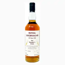 Royal Lochnagar 10 Year Old The Managers Dram Single Malt Scotch Whisky, 70cl, 57.2% ABV