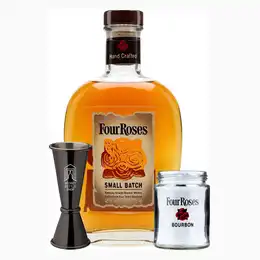 Four Roses Small Batch Bourbon Glass and Jigger Gift Set Next Day Delivery