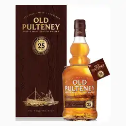 Old Pulteney 25 Year Old Brown Box