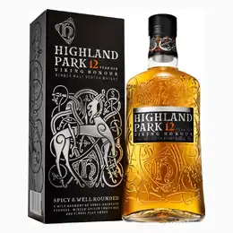 Highland Park 12 Year Old Single Malt Scotch Whisky - Viking Honour