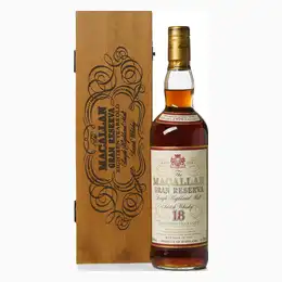 Macallan 1979 18 Year Old Gran Reserva Bottled 1997 With Original Wooden Box