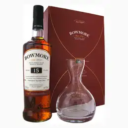 Bowmore 15 Year Old Decanter Giftpack 43% 70cl