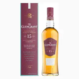 Bottle Of Glen Grant 15 Year Old Whisky And Gift Box