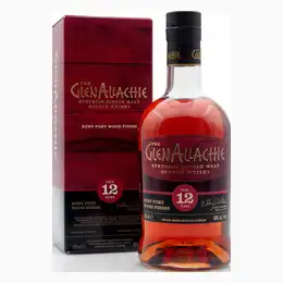 GlenAllachie 12 Year Old Ruby Port Wood Finish