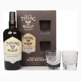 Teeling Small Batch Gift Set with 2x Glasses Whiskey 70cl