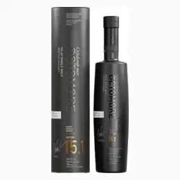 Bottle Of Bruichladdich Octomore 15.1 Single Malt Whisky With A Gift Tin