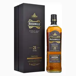 Bushmills 21 Year Old Single Malt Irish Whiskey 70cl