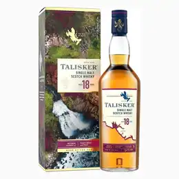 Talisker 18 Year Old Single Malt Scotch Whisky