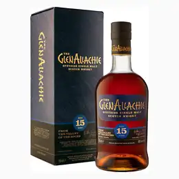 Bottle Of Glenallachie 15 Year Old Whisky And Gift Box