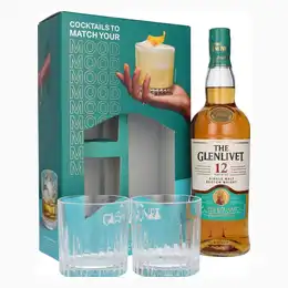 The Glenlivet 12 Year Old & 2 Glasses Gift Pack