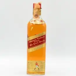 Johnnie Walker Scotch Whisky Red Label Wax & Vitale Italian Import 1970s