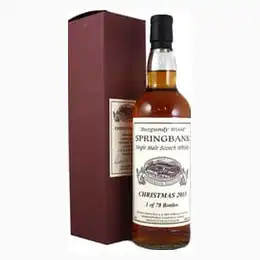 Springbank Christmas 2013 - Burgundy Wood