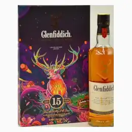 Glenfiddich 15 Year Old Malt Whisky Chinese New Year Gift Set