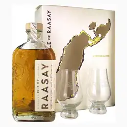 Raasay Single Malt 2 Glass Pack 46.4% 70cl