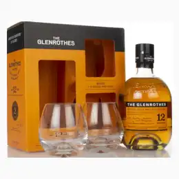 The Glenrothes 12 Year Old Gift Pack with 2x Glasses Whisky 70cl
