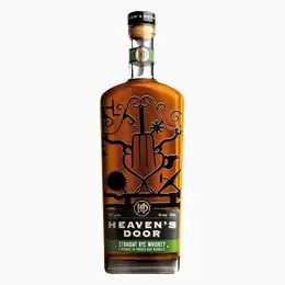 Heavens Door Straight Rye Whisky 70cl Free Bob Dylan Spotify Plaque