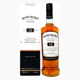 Bowmore 12 Year Old Single Malt Scotch Whisky, 70cl, 40% ABV