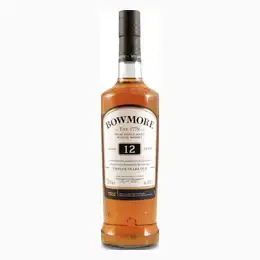 Bowmore 12 YO Scotch Whisky 0,7L  with engraving