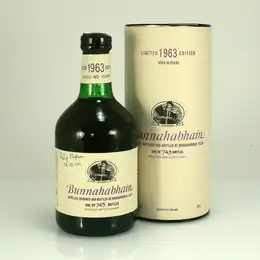 Bunnahabhain 40 year old 1963 Limited Edition Islay Single Malt Scotch Whisky 42.9% 70cl
