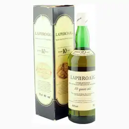 Laphroaig 10 Year Old Unblended Islay Malt with Box, 40% ABV