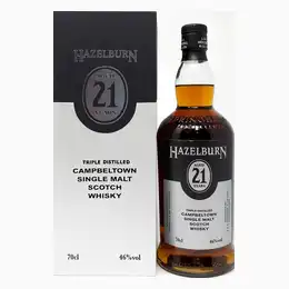 Hazelburn 21 Year Old 2022 Release Single Malt Scotch Whisky, 70cl, 46% ABV
