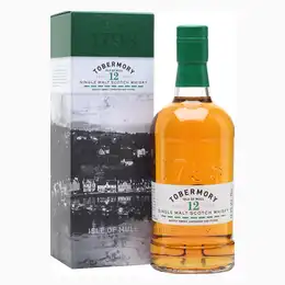 Bottle Of Tobermory 12 Year Old Scotch Whisky And Gift Box