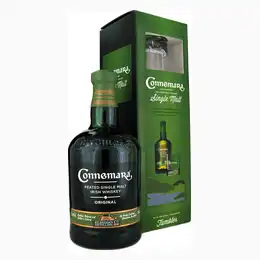 Connemara Peated Single Malt Irish Whiskey Tumbler Gift Pack 40% 70cl